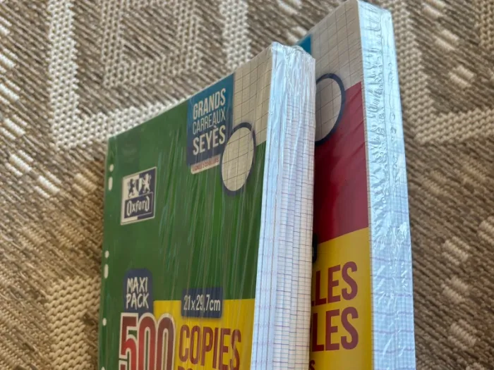 Lot Feuilles de copies simple et double - Oxford - photo numéro 3