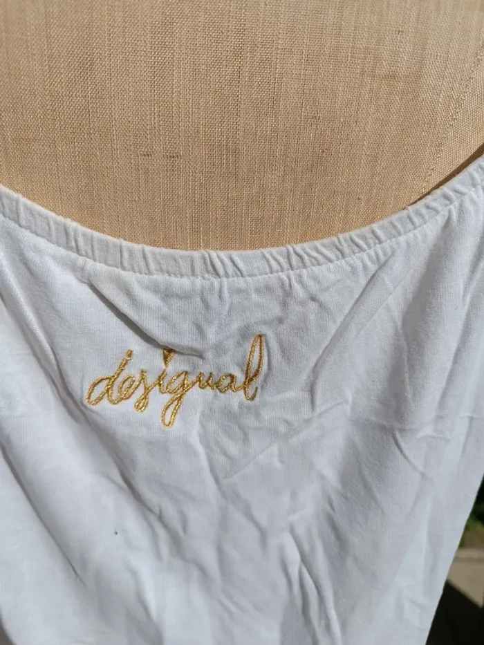 Débardeur blanc Desigual - photo numéro 5