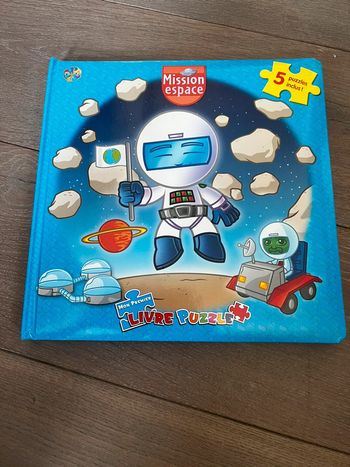 Livre puzzle Mission espace