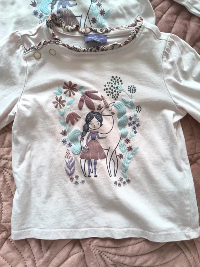 Lot de tee shirt ML sergent major 3 ans - photo numéro 5