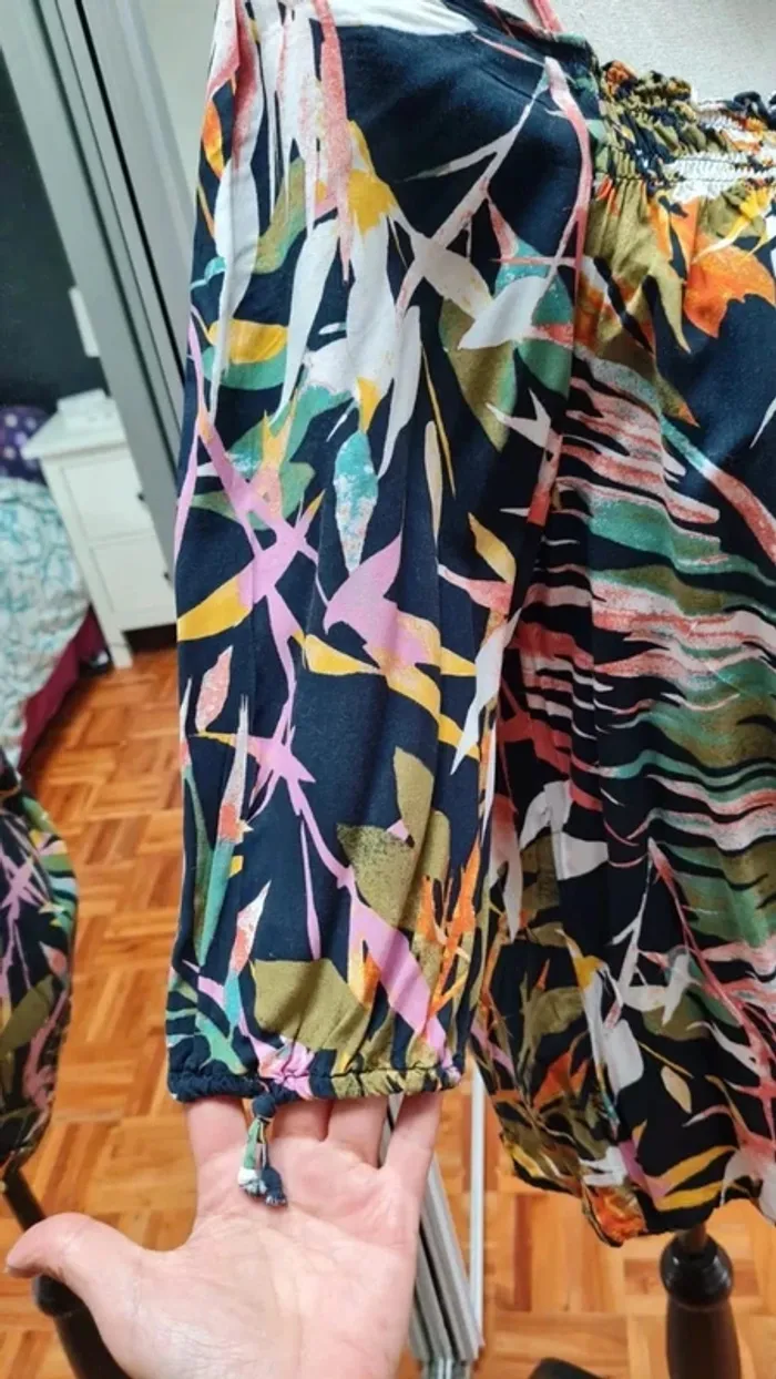 Blouse fleurie T38 - photo numéro 6