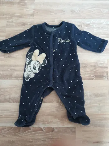 Pyjama grenouillère Minnie 3 mois - 60 cm