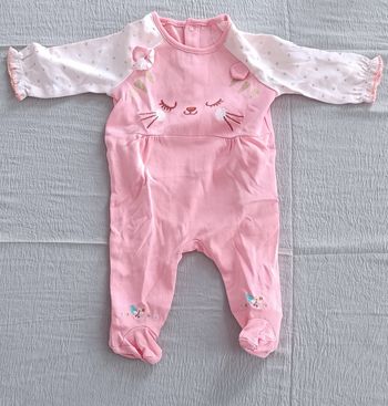 Pyjama pour fille 1 mois couleur rose