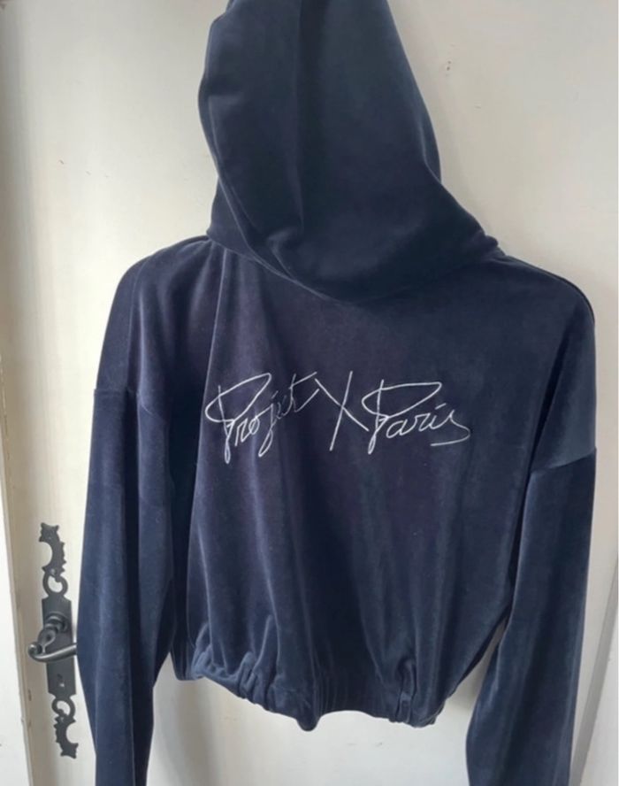 Sweat court velours M - photo numéro 5