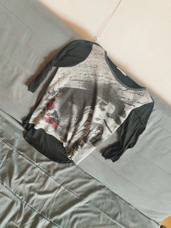T-shirt long femme