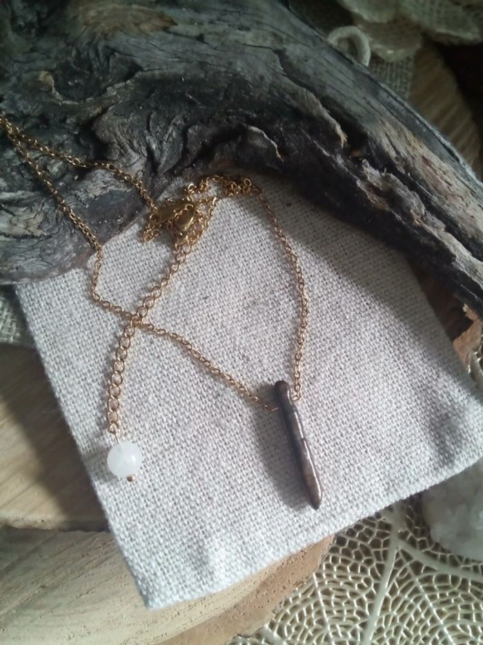 Collier perle de culture d'eau douce - photo numéro 2