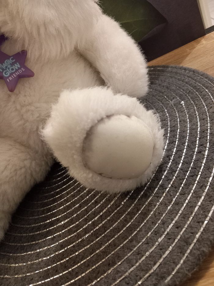 Peluche lapin vintage magic glow friends idéal applause 1992 - photo numéro 4