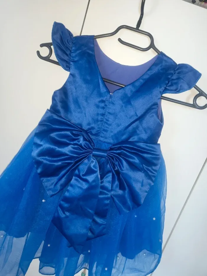 Robe soirée habillé bleu roi - photo numéro 3