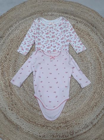Lot de 2 bodies manches longues Sergent Major 6 mois