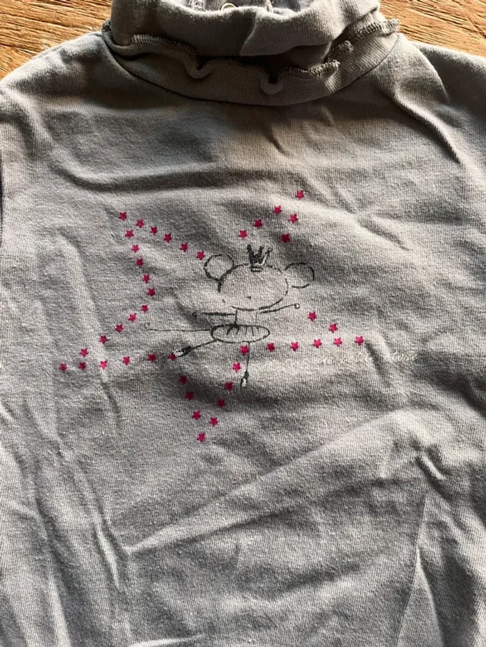 Tee shirt manche longue 6 mois - photo numéro 2