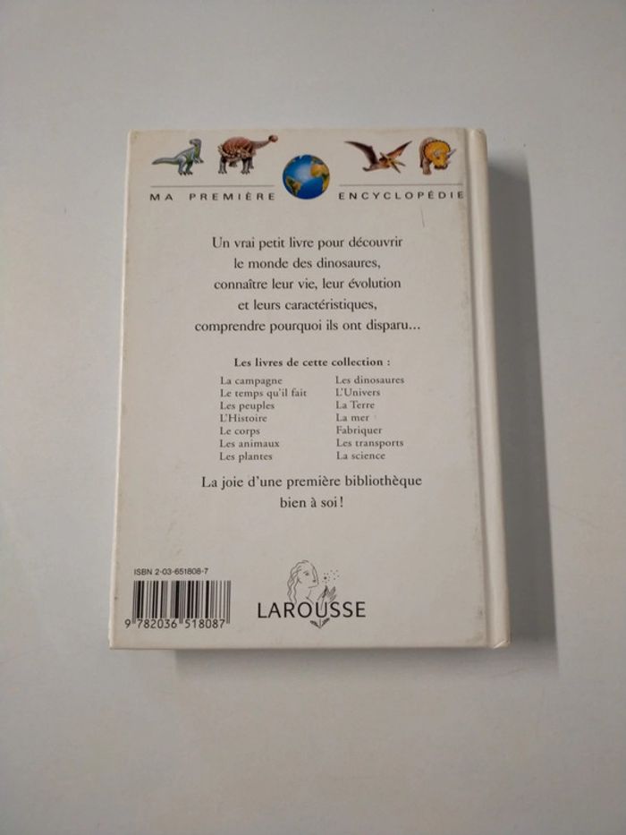Livre ma première encyclopédie les dinosaures - photo numéro 2