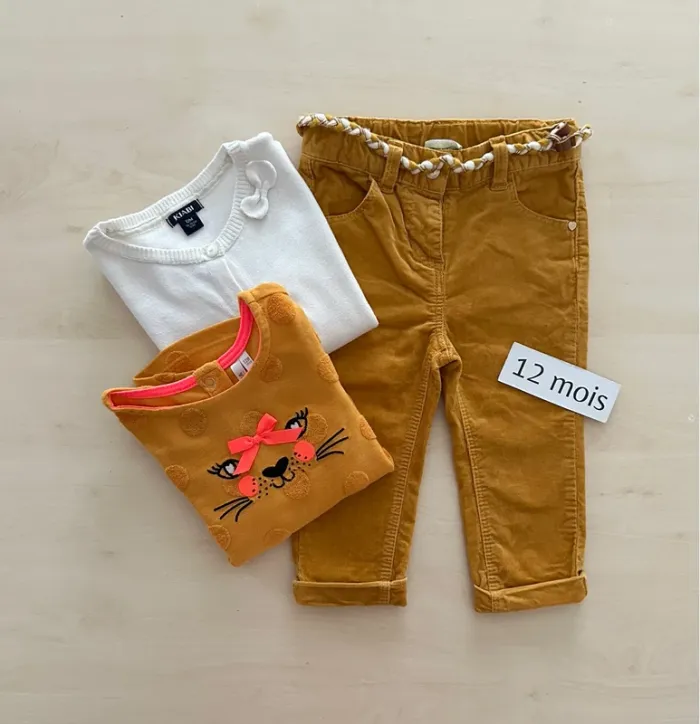 Ensemble pour fille 12 mois