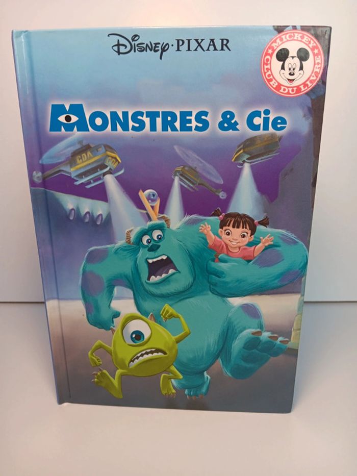 Livre Disney mickey club du livre monstres & compagnie