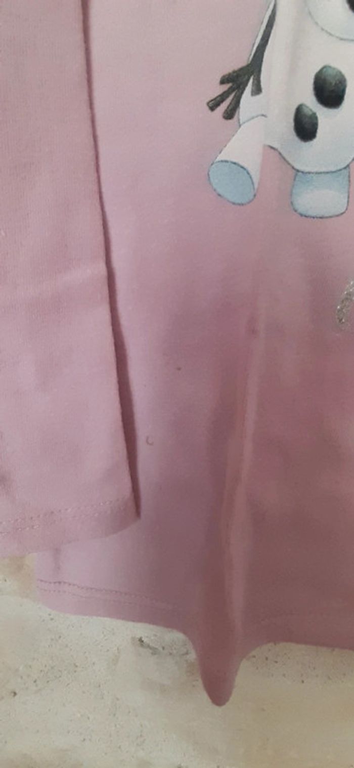 Tee-shirt Reine des Neiges 8 ans - photo numéro 3