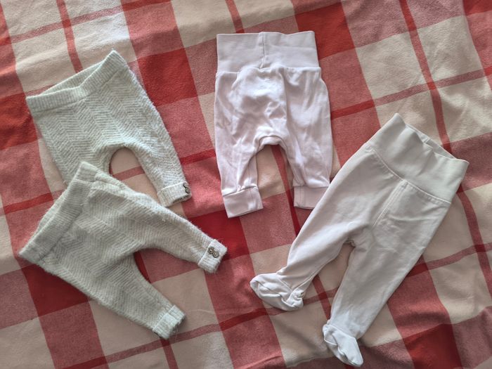 Lot de 4 pantalons 0/1 mois