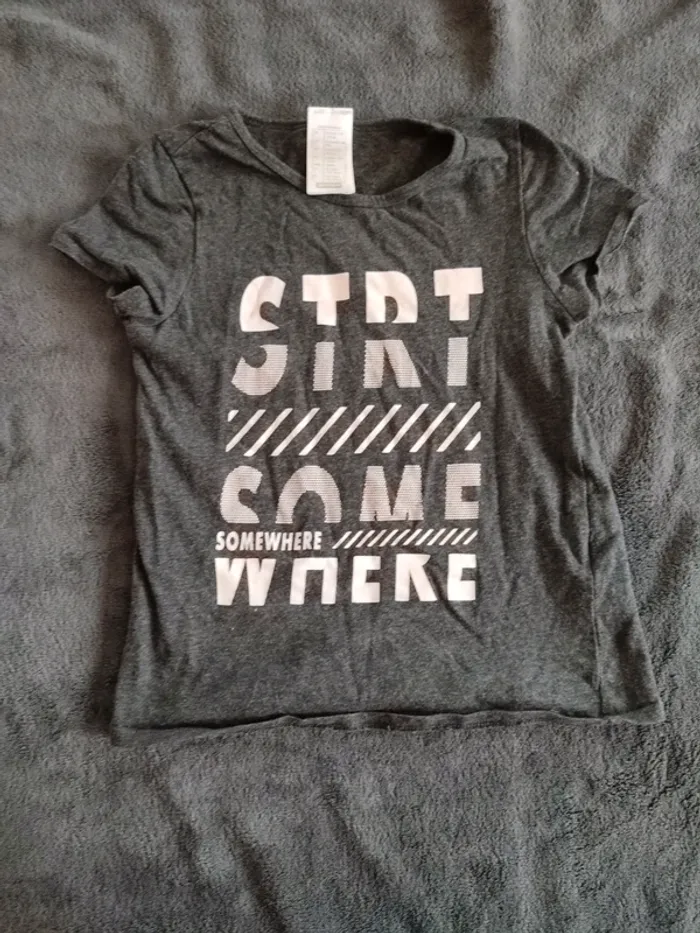 Tee shirt manches courtes garçon