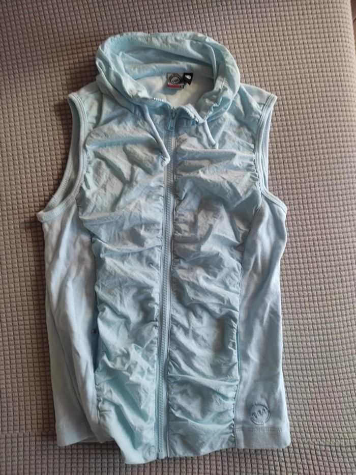 Veste sans manche , sweat zip été femme ou ado taille 36/38