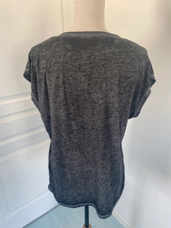 T shirt gris avec dentelle best mountain taille 2 - photo numéro 3