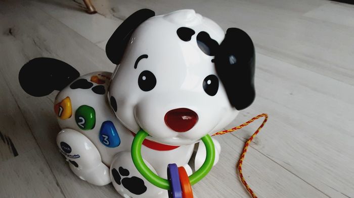 Jeu jouet d’éveil enfant bébé Vtech 1 2 3 p’tit dalmatien à tirer - photo numéro 2