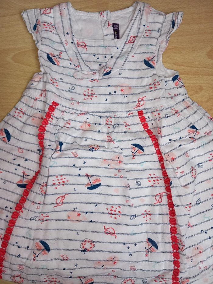 Robe élégante thème marine Sergent Major 18 mois TBE - photo numéro 2