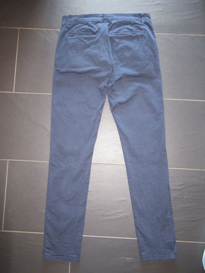 Pantalon chino homme bleu marine 38 / M Smog très bon état - photo numéro 3
