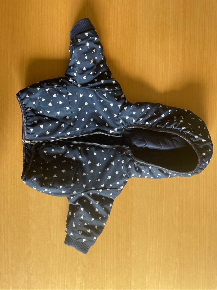 Manteau réversible bébé 1 mois