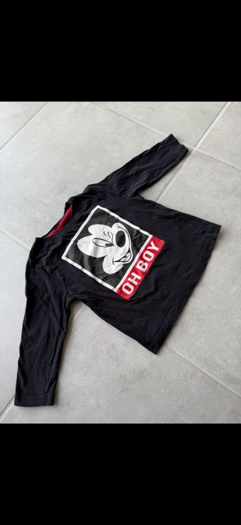 Tee shirt manches longues Mickey Disney 24 mois