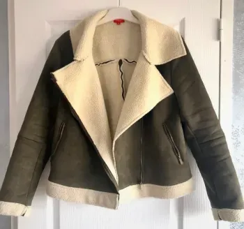 Veste kaki molletonnée