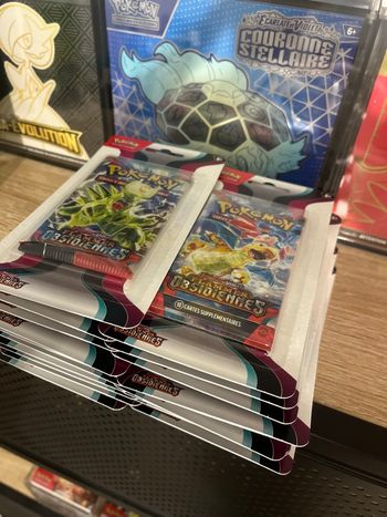 30 blister flammes obsidiennes scellé en français 