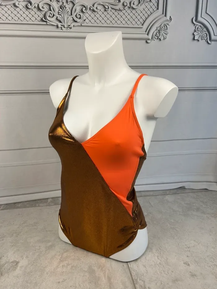 Maillot 1 pièce DO Paris Orange T.3 / 40 neuf