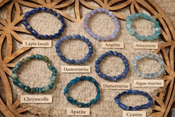Bracelet en pierre fait main