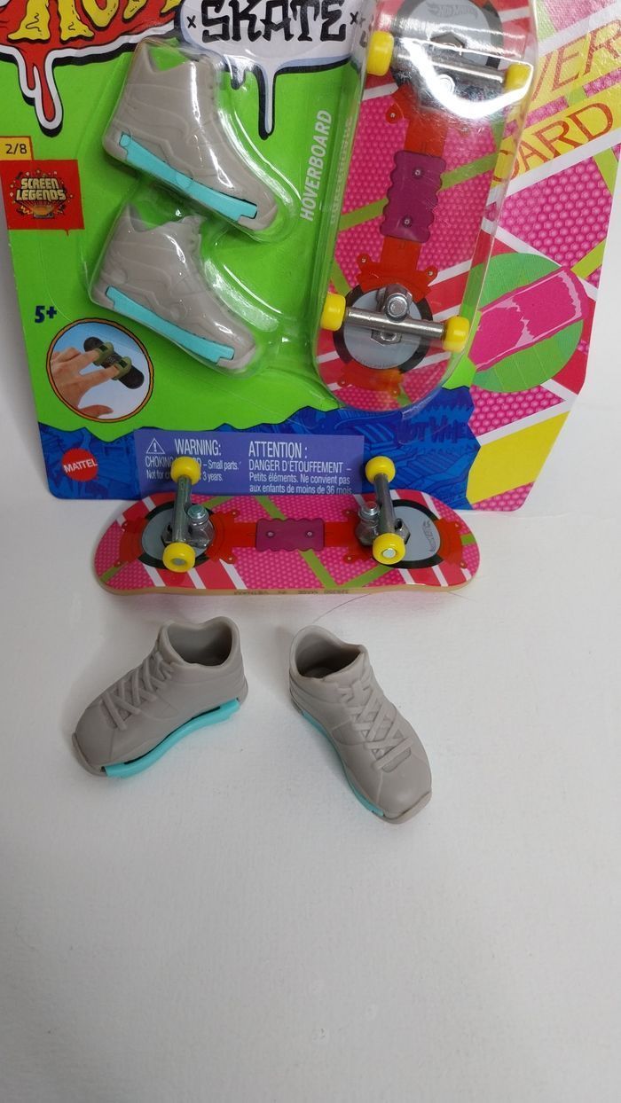 Hot Wheels  Finger Skate Hoverboard Retour Vers Le Futur 2024 - photo numéro 5