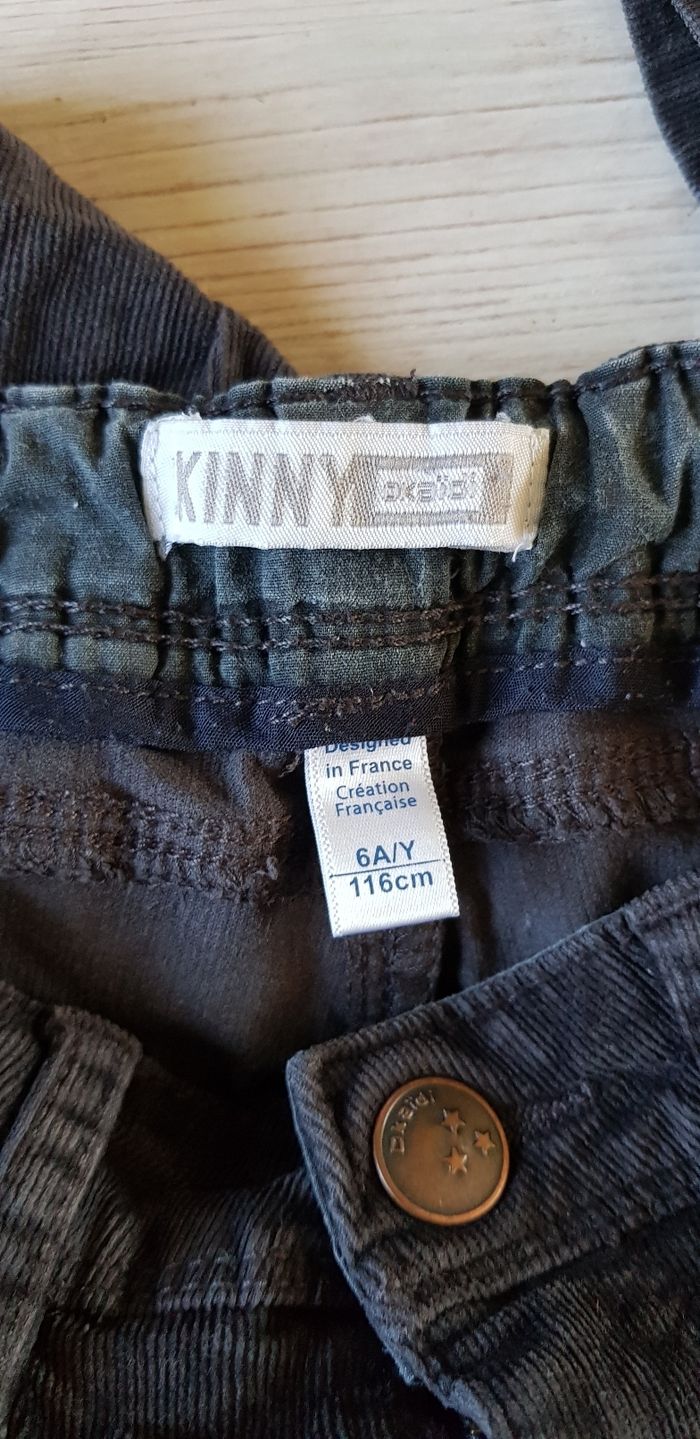 Pantalon velours okaidi 6 ans - photo numéro 3