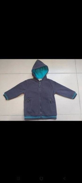 Gilet zippé polaire à capuche 3 ans