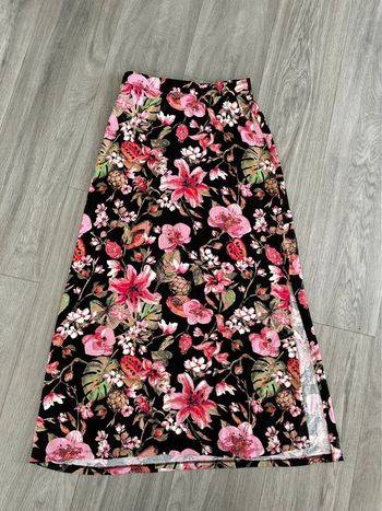 Jupe longue à fleurs multicolore Ever.me T36 S