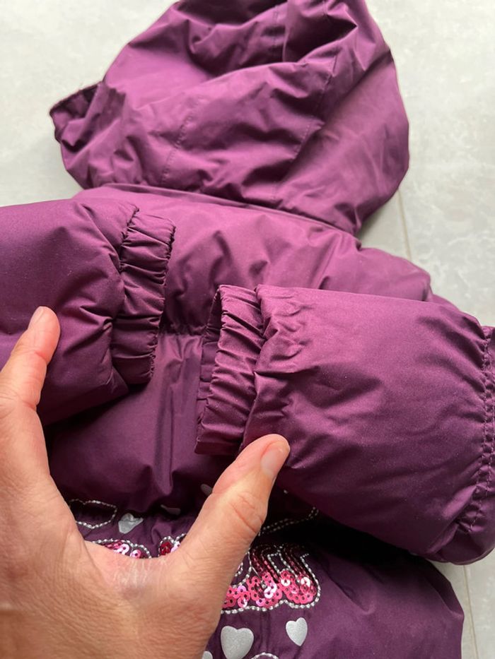 Doudoune blouson violet bien chaude - photo numéro 5