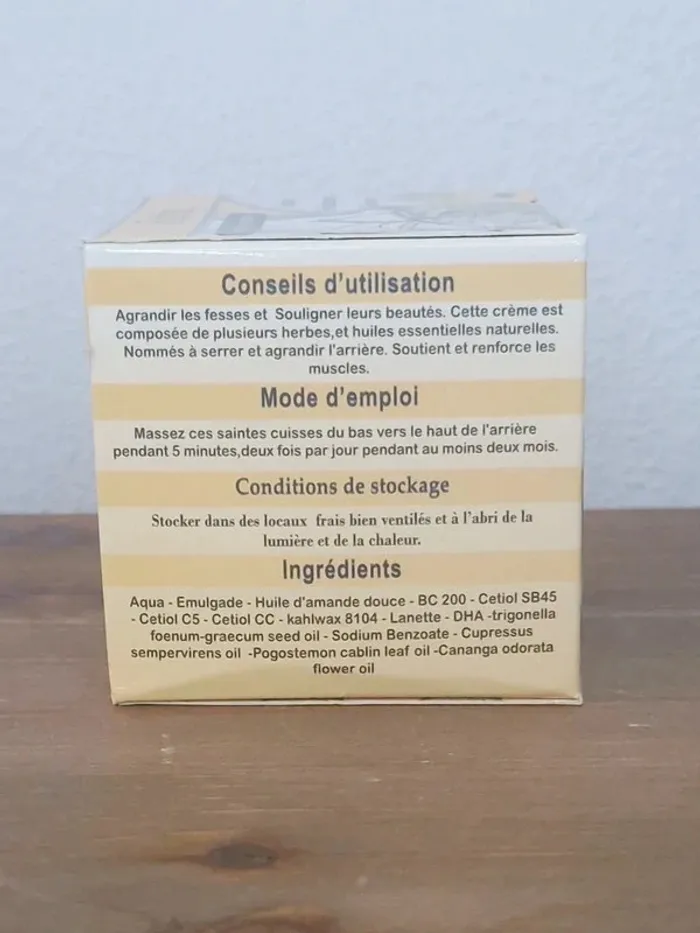Crème volumateur fesse | 80G - photo numéro 2