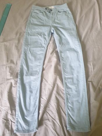 Jean skinny bleu ciel femme taille 34