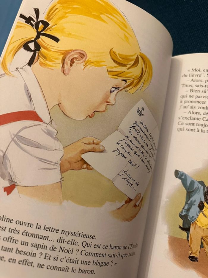 Le Noel de Caroline livre Pierre Probst années 90 vintage ancien bd album - photo numéro 2