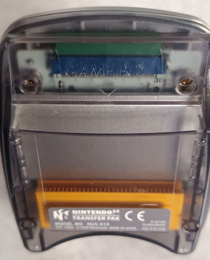 Transfer Pack Original NUS-019 Contrôleur Adaptateur pour Nintendo 64/Gameboy - photo numéro 2
