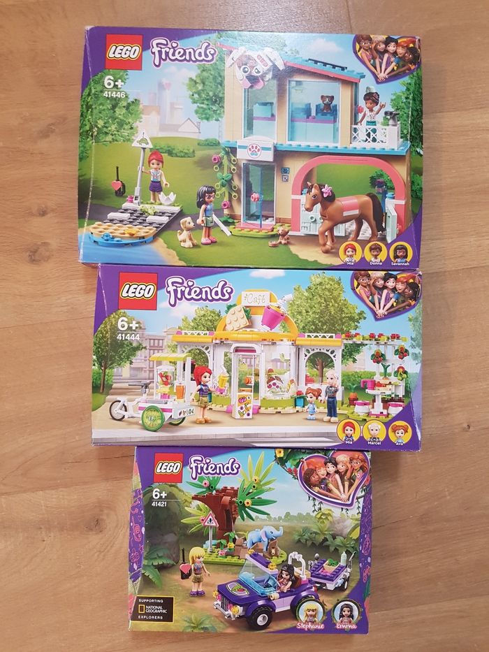 🎄🎁 lot 3 boîtes lego friends