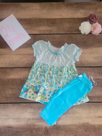 Ensemble petite tunique et legging