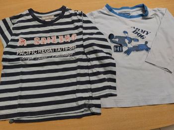 Lot 2 t-shirts ML 4 ans