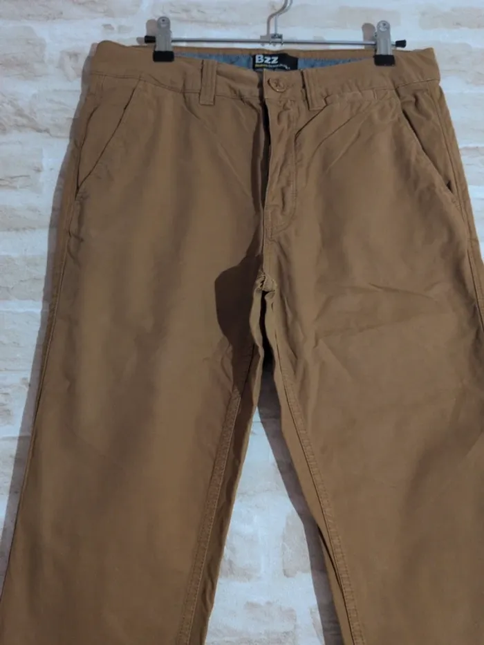 Pantalon chino marron – Taille 36 (Homme) - photo numéro 2