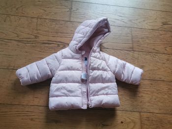 Manteau rose clair