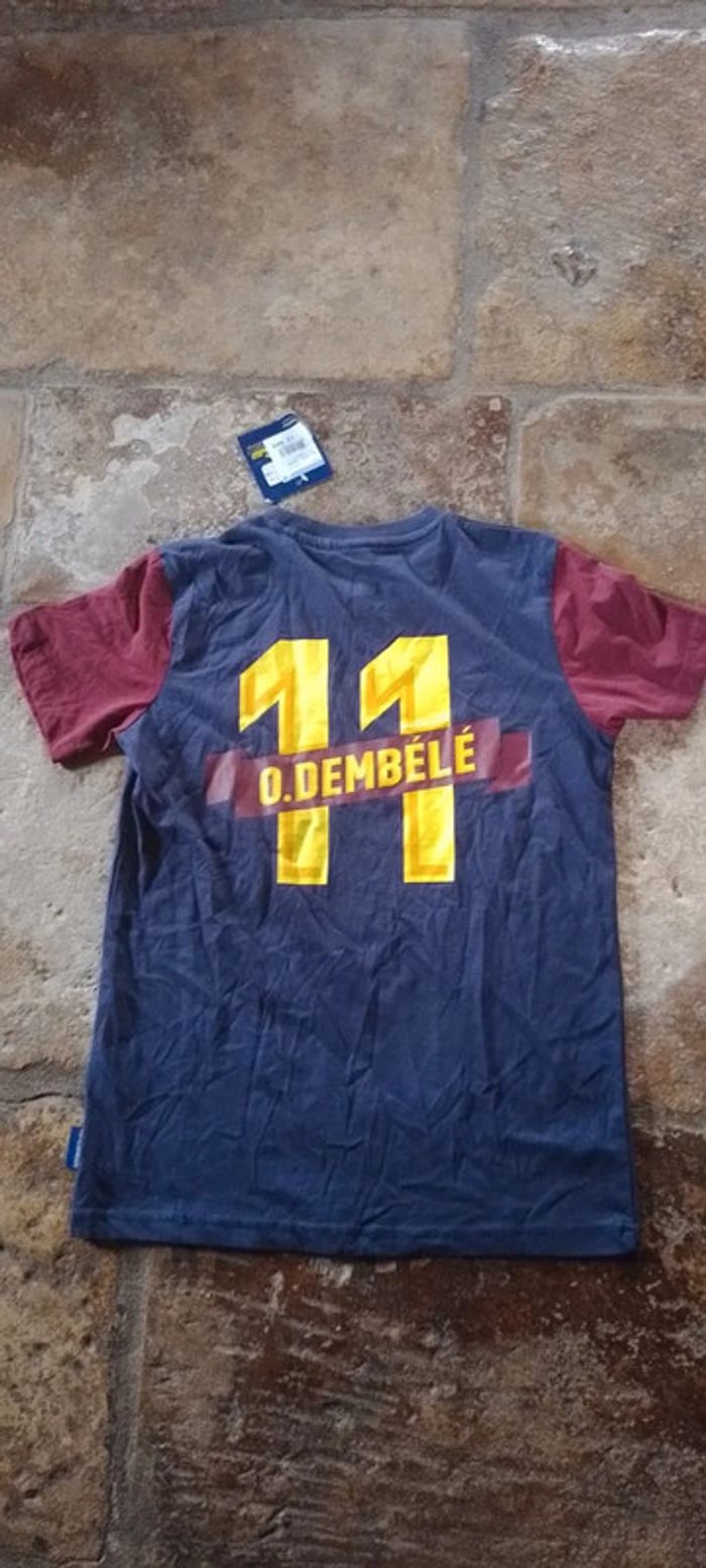 T-shirt Barça 11  Dembelé 12 ans - photo numéro 2