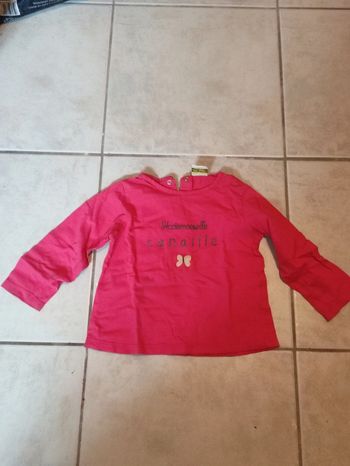 Tee shirt manches longues 23 mois fille