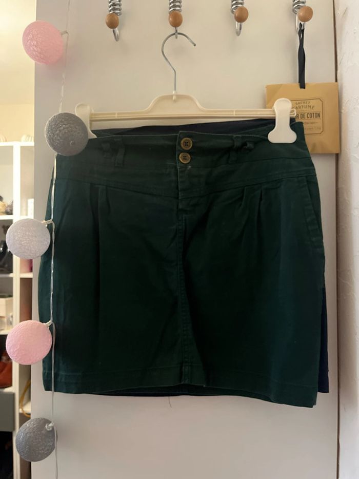 Jupe verte foncé