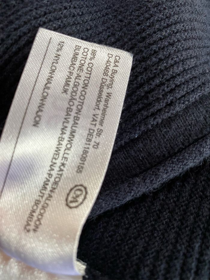 Pull basic garçon bleu marine 9/10 ans C&A - photo numéro 7