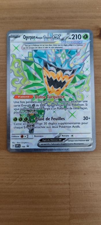 Ogerpon masque turquoise EX SVP 166 promo carte pokémon